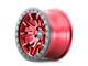 Dirty Life DT-1 Crimson Candy Red Wheel; 17x9; -12mm Offset (97-06 Jeep Wrangler TJ)