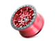 Dirty Life DT-1 Crimson Candy Red Wheel; 17x9; -12mm Offset (87-95 Jeep Wrangler YJ)