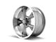 Ridler 695 Gloss Grey Machined Wheel; 18x9.5; 6mm Offset (84-01 Jeep Cherokee XJ)