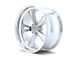 Ridler 675 Polished 5-Lug Wheel; 17x9.5; -5mm Offset (05-15 Tacoma)