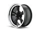 Ridler 675 Matte Black Machined Wheel; 17x8; 0mm Offset (87-95 Jeep Wrangler YJ)