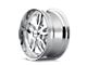 Ridler 608 Chrome Wheel; 18x9; 0mm Offset (87-95 Jeep Wrangler YJ)