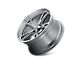 Ridler 606 Gloss Grey Machined 5-Lug Wheel; 18x9.5; 0mm Offset (05-15 Tacoma)