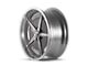 Ridler 605 Matte As-Cast Machined Wheel; 18x9.5; 0mm Offset (93-98 Jeep Grand Cherokee ZJ)