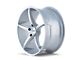 Touren TR70 Gloss Silver Milled 5-Lug Wheel; 18x8; 35mm Offset (05-15 Tacoma)