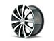 Touren TR3 Gloss Black Machined Wheel; 18x8; 20mm Offset (87-95 Jeep Wrangler YJ)