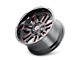 Mayhem Wheels Apollo Gloss Black Milled with Prism Red Wheel; 20x9; 0mm Offset (76-86 Jeep CJ7)