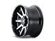 ION Wheels 143 Gloss Black Machined Wheel; 18x9; 0mm Offset (76-86 Jeep CJ7)