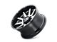 ION Wheels 143 Gloss Black Machined Wheel; 18x9; 0mm Offset (76-86 Jeep CJ7)