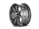 ION Wheels 181 Gloss Graphite Wheel; 17x9; 18mm Offset (18-24 Jeep Wrangler JL)