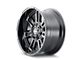 Mayhem Wheels Apollo Gloss Black Milled Wheel; 20x10; -19mm Offset (20-24 Jeep Gladiator JT)