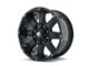 Mayhem Wheels Chaos Matte Black Wheel; 18x9; 18mm Offset (18-24 Jeep Wrangler JL)