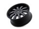 Mazzi Rolla Matte Black Machined with Dark Wheel; 24x9.5; 18mm Offset (20-24 Jeep Gladiator JT)