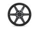 Motegi CS6 Satin Black 5-Lug Wheel; 18x8; 45mm Offset (05-15 Tacoma)