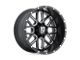 XD Grenade Satin Black Milled Wheel; 16x8; 0mm Offset (97-06 Jeep Wrangler TJ)