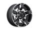 XD Rockstar II Matte Black Machined Wheel; 20x9; 18mm Offset (93-98 Jeep Grand Cherokee ZJ)