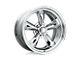 American Racing Classic Torq Thrust II PVD Chrome Wheel; 17x7; 0mm Offset (97-06 Jeep Wrangler TJ)