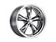 American Racing Torq Thrust II PVD Chrome 5-Lug Wheel; 18x8; 0mm Offset (05-15 Tacoma)