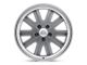 American Racing 427 Mono Cast Mag Gray Machined 5-Lug Wheel; 17x7; 0mm Offset (05-15 Tacoma)