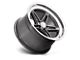 American Racing Groove Anthracite with Diamond Cut Lip Wheel; 18x8; 0mm Offset (93-98 Jeep Grand Cherokee ZJ)