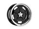 American Racing Salt Flat Gloss Black with Diamond Cut Lip 5-Lug Wheel; 22x8.5; 0mm Offset (05-15 Tacoma)