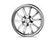 American Racing Rodder Chrome Wheel; 17x8; 0mm Offset (84-01 Jeep Cherokee XJ)