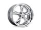 American Racing Torq Thrust SL Polished Wheel; 17x7; 0mm Offset (87-95 Jeep Wrangler YJ)