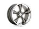 American Racing Boss TT Graphite with Diamond Cut Lip Wheel; 20x10; 2mm Offset (87-95 Jeep Wrangler YJ)