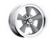 American Racing TT O Vintage Silver with Machined Lip Wheel; 17x8; 0mm Offset (93-98 Jeep Grand Cherokee ZJ)