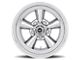 American Racing TT O Polished Wheel; 17x8; 0mm Offset (87-95 Jeep Wrangler YJ)