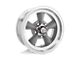 American Racing Torq Thrust D Gray with Machined Lip Wheel; 15x8; 1mm Offset (87-95 Jeep Wrangler YJ)