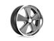 US Mag Roadster Matte Gunmetal Machined Wheel; 18x8; 1mm Offset (97-06 Jeep Wrangler TJ)