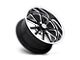 US Mag Rambler Gloss Black Milled Wheel; 18x7; 1mm Offset (97-06 Jeep Wrangler TJ)