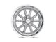 US Mag Rambler Textured Gray with Diamond Cut Lip 5-Lug Wheel; 17x7; 1mm Offset (05-15 Tacoma)