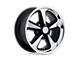 US Mag Bandit Matte Black Machined Wheel; 18x9; 8mm Offset (97-06 Jeep Wrangler TJ)