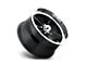 US Mag Standard Gloss Black Wheel; 17x8; 1mm Offset (87-95 Jeep Wrangler YJ)