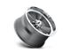 US Mag Standard Matte Gunmetal Wheel; 17x8; 1mm Offset (87-95 Jeep Wrangler YJ)