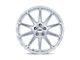 TSW Canard Gloss Silver with Machined Face 5-Lug Wheel; 20x9; 35mm Offset (05-15 Tacoma)