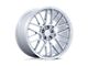 TSW Daytona Gloss Silver Wheel; 22x9; 38mm Offset (87-95 Jeep Wrangler YJ)