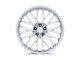 TSW Daytona Gloss Silver 5-Lug Wheel; 22x9; 38mm Offset (05-15 Tacoma)