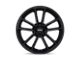 Rotiform BTL Matte Black with Black Cap and Inside Spoke Details Wheel; 21x9; 35mm Offset (87-95 Jeep Wrangler YJ)