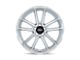 Rotiform BTL Gloss Silver with Machined Face Wheel; 21x9; 35mm Offset (87-95 Jeep Wrangler YJ)