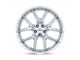 Niche Prodigy 5 Silver with Machined Face Wheel; 22x9; 38mm Offset (93-98 Jeep Grand Cherokee ZJ)