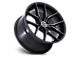 Niche Prodigy 5 Gloss Black with Dark Tinted Clear Wheel; 22x9; 38mm Offset (93-98 Jeep Grand Cherokee ZJ)