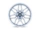 Motegi Tsubaki Hyper Silver with Machined Lip Wheel; 18x9.5; 15mm Offset (93-98 Jeep Grand Cherokee ZJ)