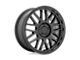 Motegi M9 Satin Black Wheel; 17x8; 40mm Offset (97-06 Jeep Wrangler TJ)