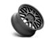 Motegi M9 Satin Black Wheel; 17x8; 40mm Offset (97-06 Jeep Wrangler TJ)