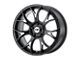 Motegi MR126 Gloss Black with Milled Accents 5-Lug Wheel; 19x9.5; 40mm Offset (05-15 Tacoma)