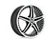 Motegi D5S Gloss Black Machined 5-Lug Wheel; 16x7; 45mm Offset (05-15 Tacoma)