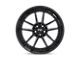 Niche DFS Gloss Black Wheel; 17x8; 40mm Offset (93-98 Jeep Grand Cherokee ZJ)